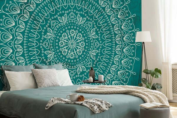 Carta da parati – Mandala disegnata