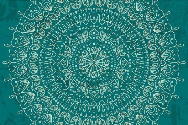 Carta da parati – Mandala disegnata
