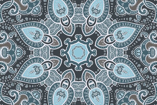 Carta da parati – Mandala con motivo indiano