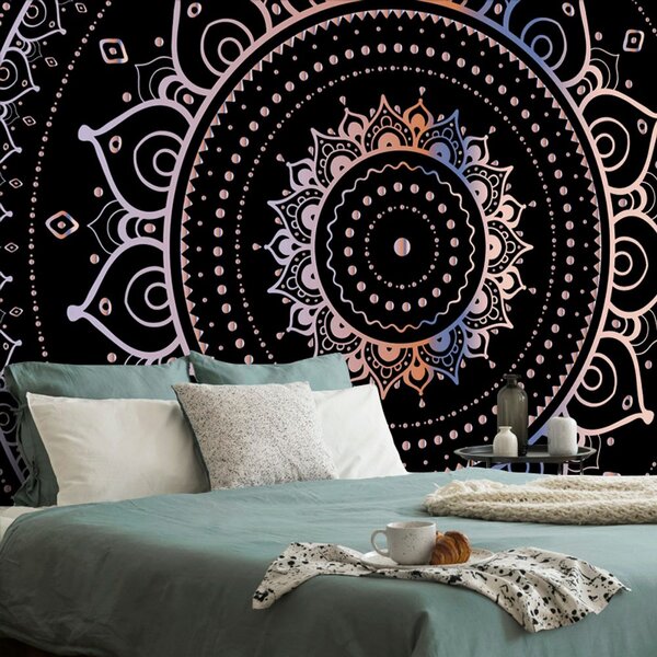 Carta da parati – Mandala colorata