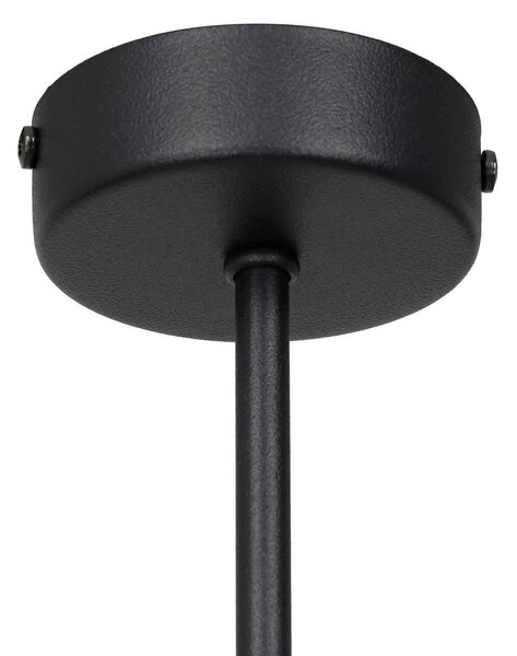 Plafoniera soffitto Archie Milagro Lighting, dimmerabile, Nero, Soggiorno / Sala da pranzo, Metallo, Plafoniera