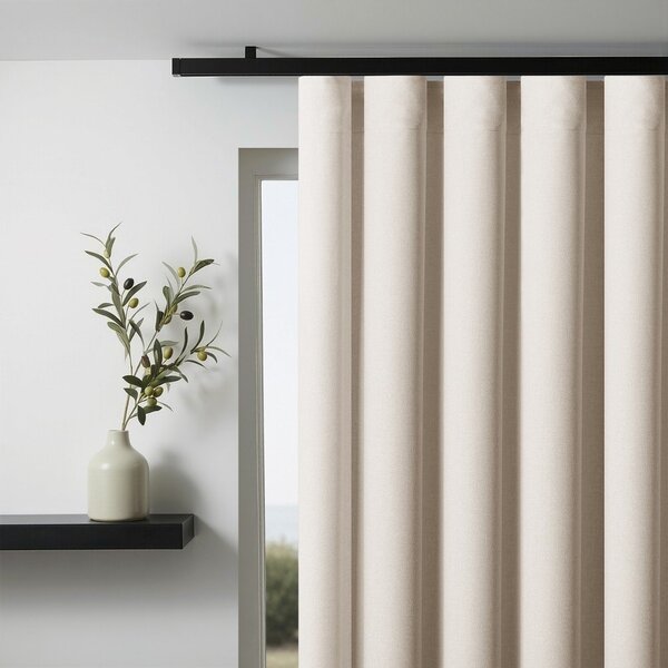 Tenda parzialmente oscurante color crema 265x250 cm Calisto – Filumi