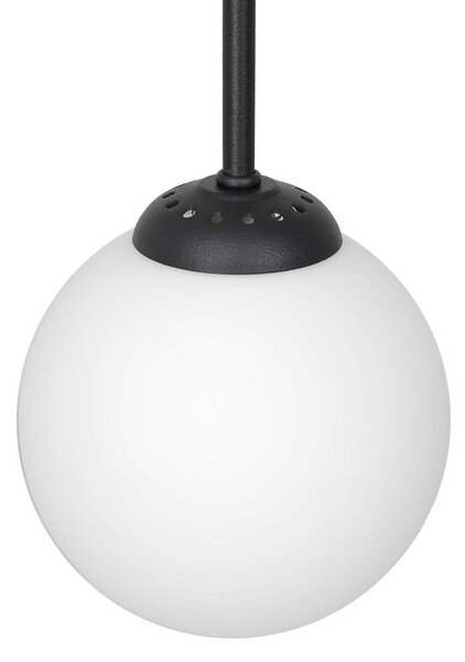 Plafoniera soffitto Archie Milagro Lighting, dimmerabile, Nero, Soggiorno / Sala da pranzo, Metallo, Plafoniera