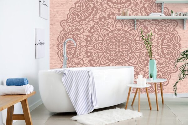 Carta da parati – Mandala floreale