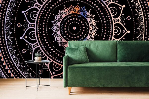 Carta da parati – Mandala colorata