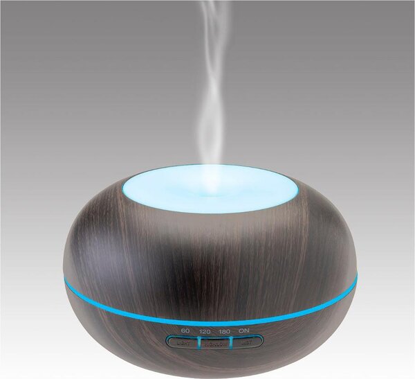 Bimar Diffusore di Aromi Cromoterapia Capacit 300 ml colore Legno Scuro - DA25
