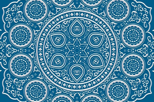 Carta da parati – Mandala etnica delicata