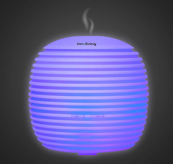 INNOLIVING Diffusore Ultrasuoni di Aromi 150 ml 3 Modalit con Luce multicolor Spegnimento Automatico - INN-762