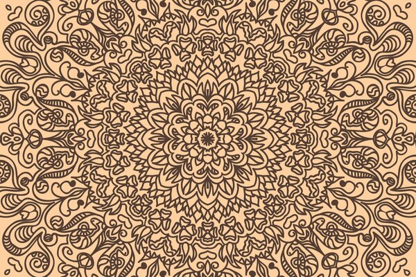 Carta da parati – Ornamento con motivo floreale