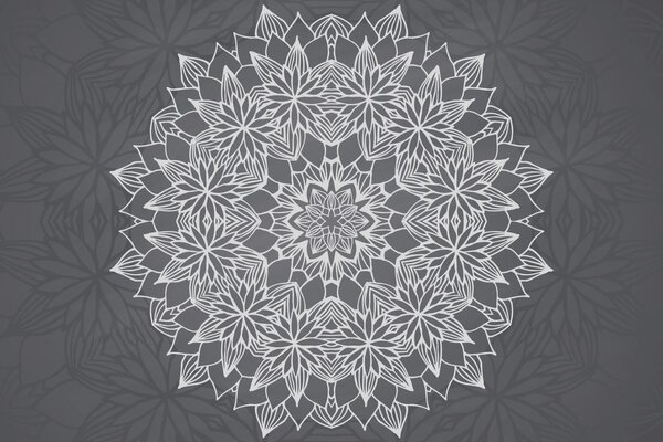 Carta da parati – Mandala con motivo primaverile