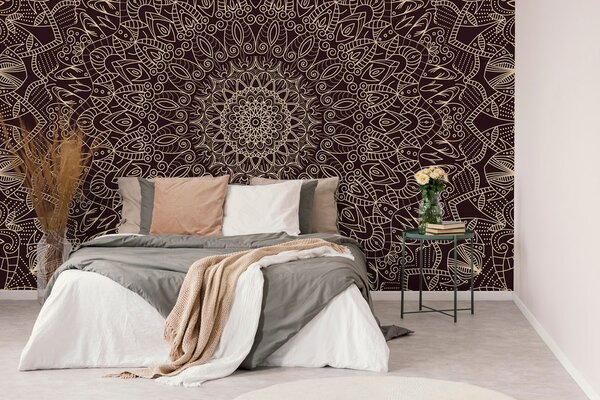 Carta da parati – Mandala ornamentale dettagliata