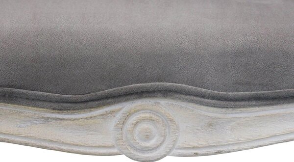 DecHome Divano 2 Posti Classico in Velluto Dimensioni 107x61x70 cm colore Taupe - Danubio