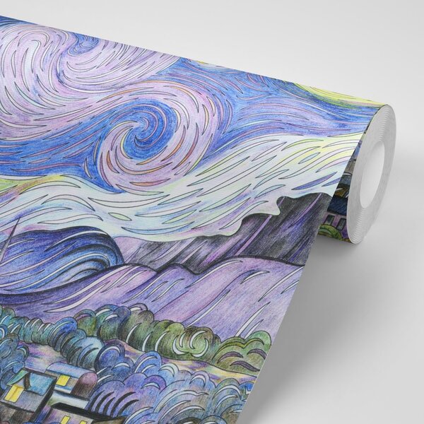 Carta da parati – Notte stellata - Vincent van Gogh