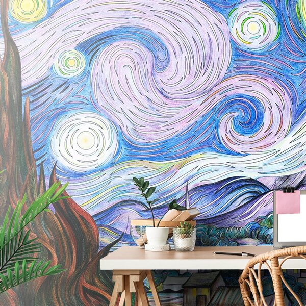 Carta da parati – Notte stellata - Vincent van Gogh