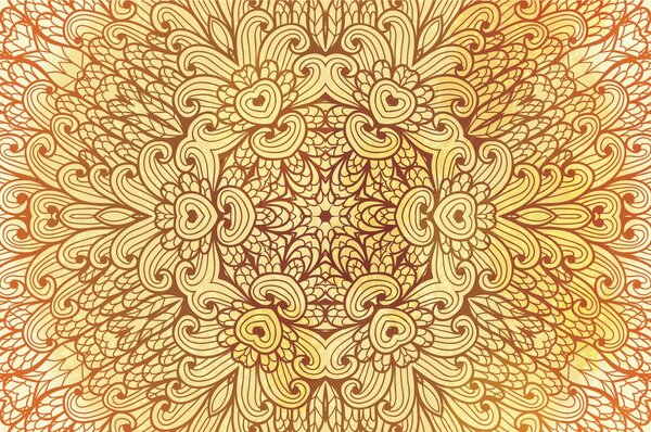 Carta da parati – Mandala etnica dorata