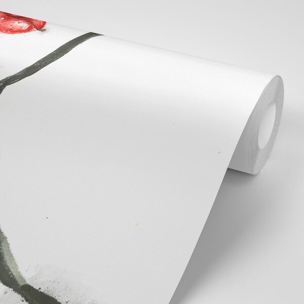 Carta da parati – Ritratto acquerello di donna