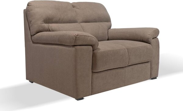 DecHome Divano 2 Posti Moderno in Tessuto Antimacchia Dimensioni 160x98x92 cm colore Tortora - Alenda