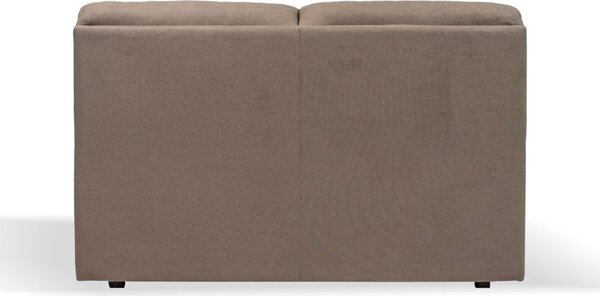 DecHome Divano 2 Posti Moderno in Tessuto Antimacchia Dimensioni 160x98x92 cm colore Tortora - Alenda