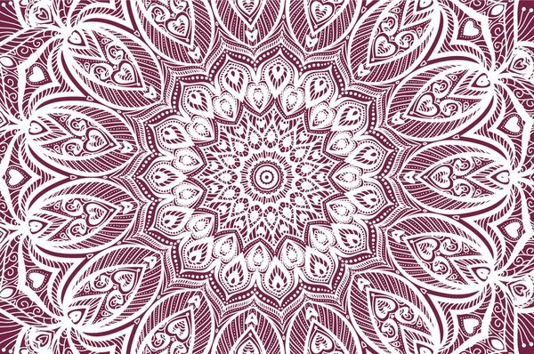 Carta da parati – Mandala dell'armonia su sfondo rosa