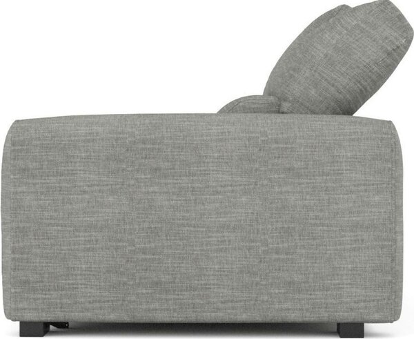 DecHome Divano 2 Posti Moderno in Tessuto Dimensioni 251x112.5x102 cm colore Grigio - Leora