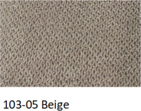 DecHome Divano 2 Posti Moderno in Tessuto Dimensioni 160x76x86 cm colore Beige - Nutmeg