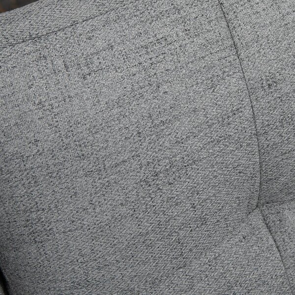 DecHome Divano 2 Posti Moderno in Tessuto effetto Lino Dimensioni 139x68x80 cm colore Grigio