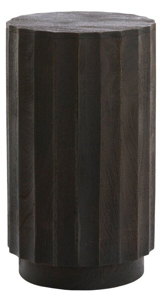 Tavolino rotondo in mango massiccio ø 35 cm Ellena – Light & Living