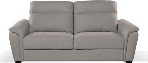 DecHome Divano 3 Posti Moderno in Tessuto Antimacchia Dimensioni 205x96x94 cm colore Elephant - Gonzaga