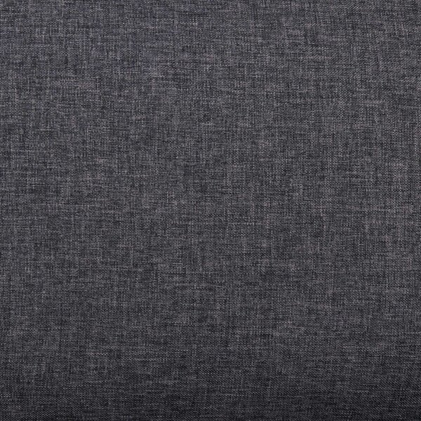 DecHome Divano 3 Posti Moderno in Tessuto Dimensioni 177x73x82 cm colore Grigio Scuro - Santa Fe