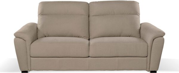 DecHome Divano 3 Posti Moderno in Tessuto Antimacchia Dimensioni 205x96x94 cm colore Tortora - Gonzaga