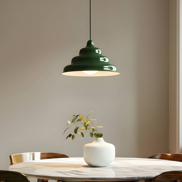 Lampada a sospensione Fala ALDEX, dimmerabile, Verde, Soggiorno / Sala da pranzo, Design, Lampada a sospensione