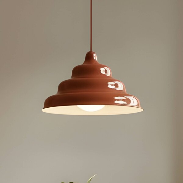 Lampada a sospensione Fala ALDEX, dimmerabile, Rosso, Soggiorno / Sala da pranzo, Design, Lampada a sospensione