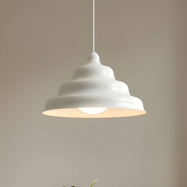Lampada a sospensione Fala ALDEX, dimmerabile, Bianco / Opale, Soggiorno / Sala da pranzo, Design, Lampada a sospensione
