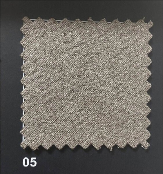 DecHome Divano 3 Posti Moderno in Tessuto Antimacchia Dimensioni 205x96x94 cm colore Tortora - Gonzaga