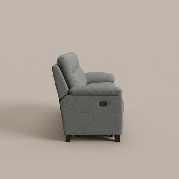 DecHome Divano 3 Posti Moderno in Tessuto Dimensioni 191x96x100 cm colore Grigio Scuro - Kayde