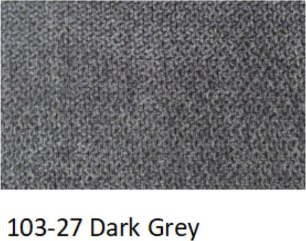 DecHome Divano 3 Posti Moderno in Tessuto Dimensioni 196x76x86 cm colore Grigio Scuro - Nutmeg