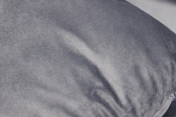 DecHome Divano 2 Posti Moderno in Velluto Dimensioni 152x81x89 cm colore Grigio - Cordoba