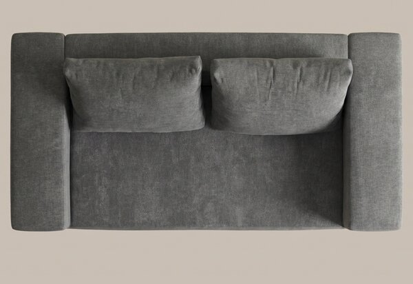 DecHome Divano 3 Posti Moderno in Tessuto Dimensioni 200x100x76 Cm colore Grigio Chiaro - Kelly