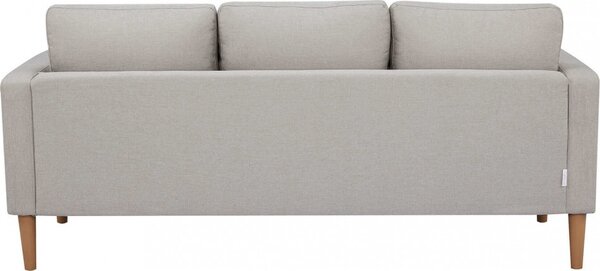DecHome Divano 3 Posti Scandinavo in Tessuto Dimensioni 177x73x82 cm colore Beige - Santa Fe