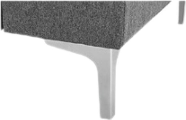 DecHome Divano Angolare 4 Posti Moderno con Penisola in Tessuto Dimensioni 218x172x87 cm colore Grigio - Dina