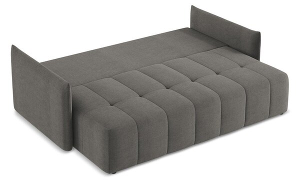 Divano grigio scuro allungabile/con contenitore 225 cm Moku – Makamii