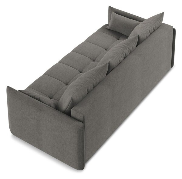 Divano grigio scuro allungabile/con contenitore 225 cm Moku – Makamii