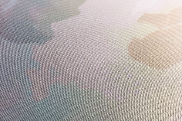 Stampa su tela – Riflesso magico delle foglie nell'acqua