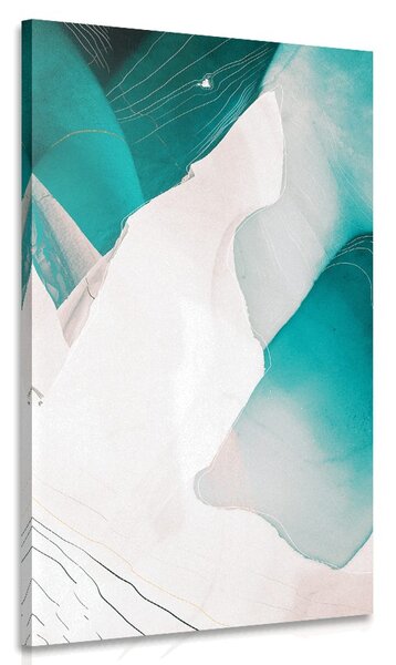Quadro su tela – Astrazione blu moderna