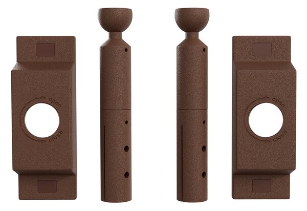 Profilo Sospeso STARLINE Corten 25m per strisce LED con Banda e fissaggio Variante Lunghezza 25 Metri
