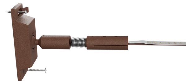 Profilo Sospeso STARLINE Corten 25m per strisce LED con Banda e fissaggio Variante Lunghezza 25 Metri