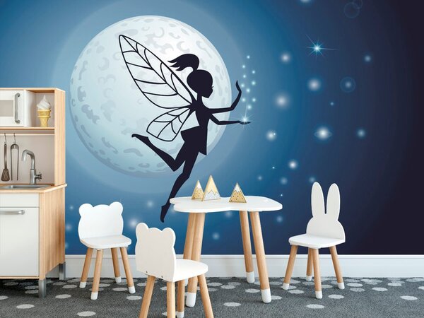 Carta da parati – Fata al chiaro di luna