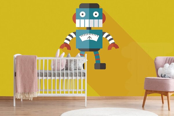 Carta da parati – Robot allegro