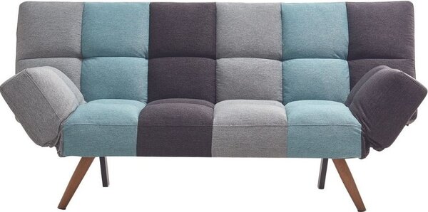 DecHome Divano Letto 2 Posti Moderno in Tessuto Dimensioni 181x81x86 cm colore Patchwork - Dube