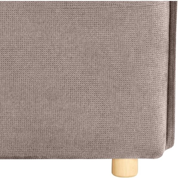 DecHome Divano Letto 2 Posti Moderno in Tessuto Dimensioni 176x93x97 cm colore Taupe - Cassie